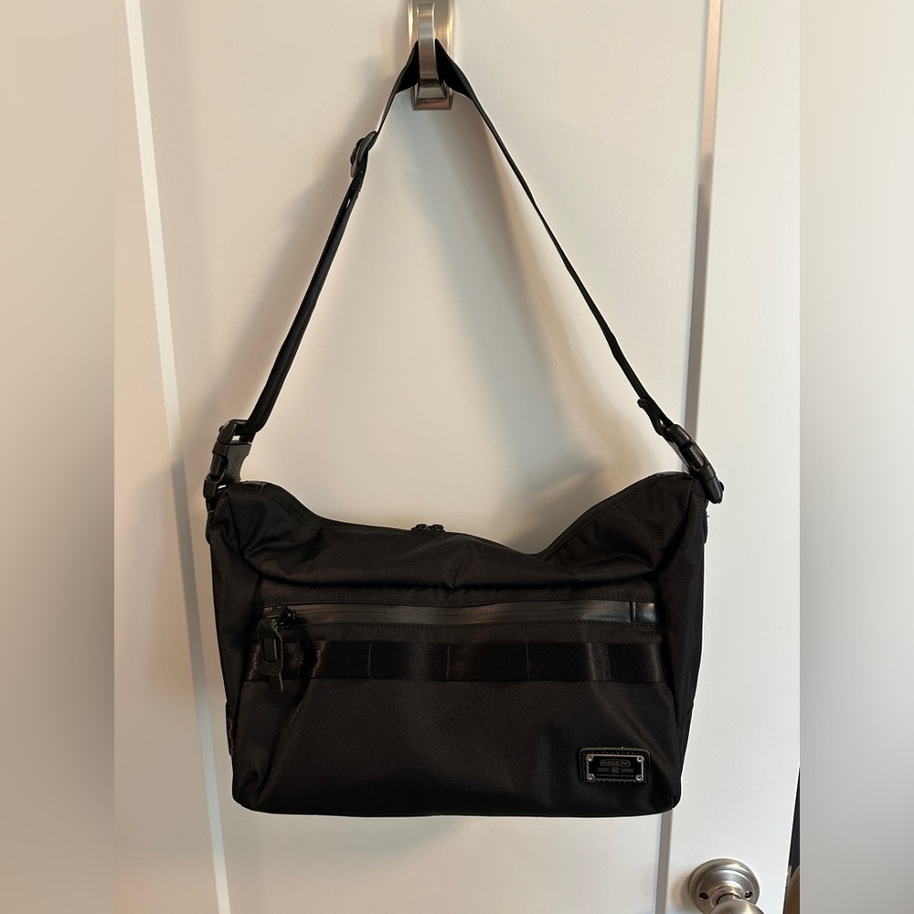 As2ov large Cordura Dobby 2way shoulder bag black